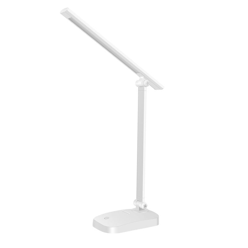 Led Folding Desk Lamp, Rechargeable and Plug-In, Dual-Use, for College Dormitory Desks, Study, Large-Capacity Rechargeable Reading Lamp, Customizable Velumoza