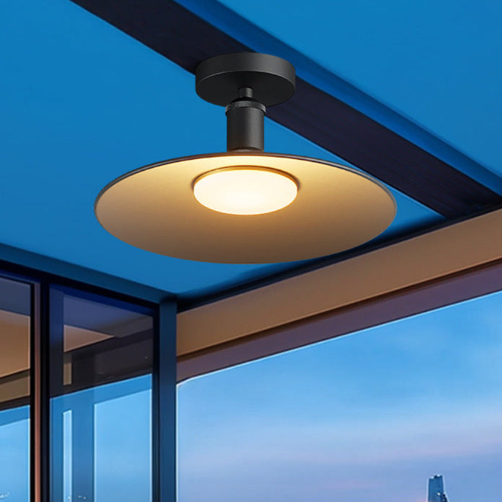 Nordic Outdoor LED Ceiling Light – Industrial Waterproof Porch, Entryway & Balcony Light, 110V