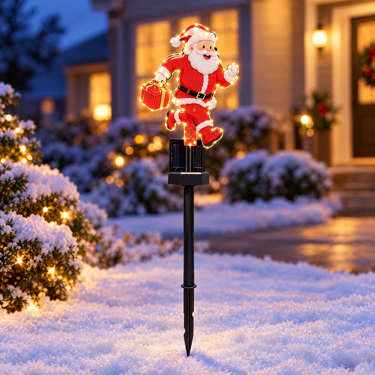 Solar Santa Claus Yard Stake