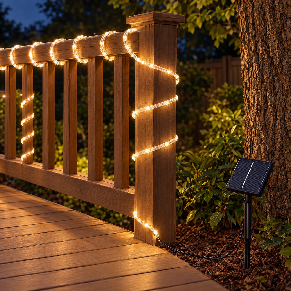 Solar LED Rope Tube Lights