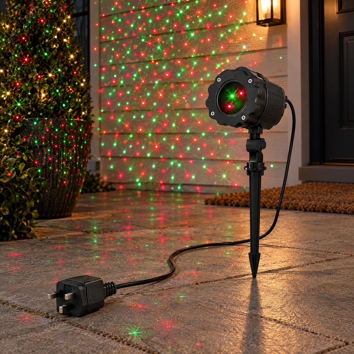 Christmas Laser Projector Light - UK Plug