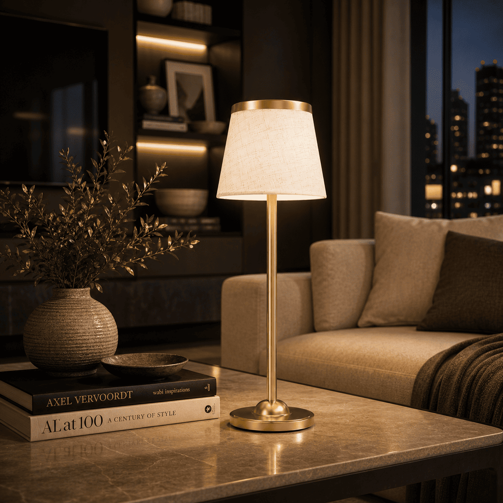 Portable Touch Dimmable Cordless Desk Lamp for Bedroom, Office & Home