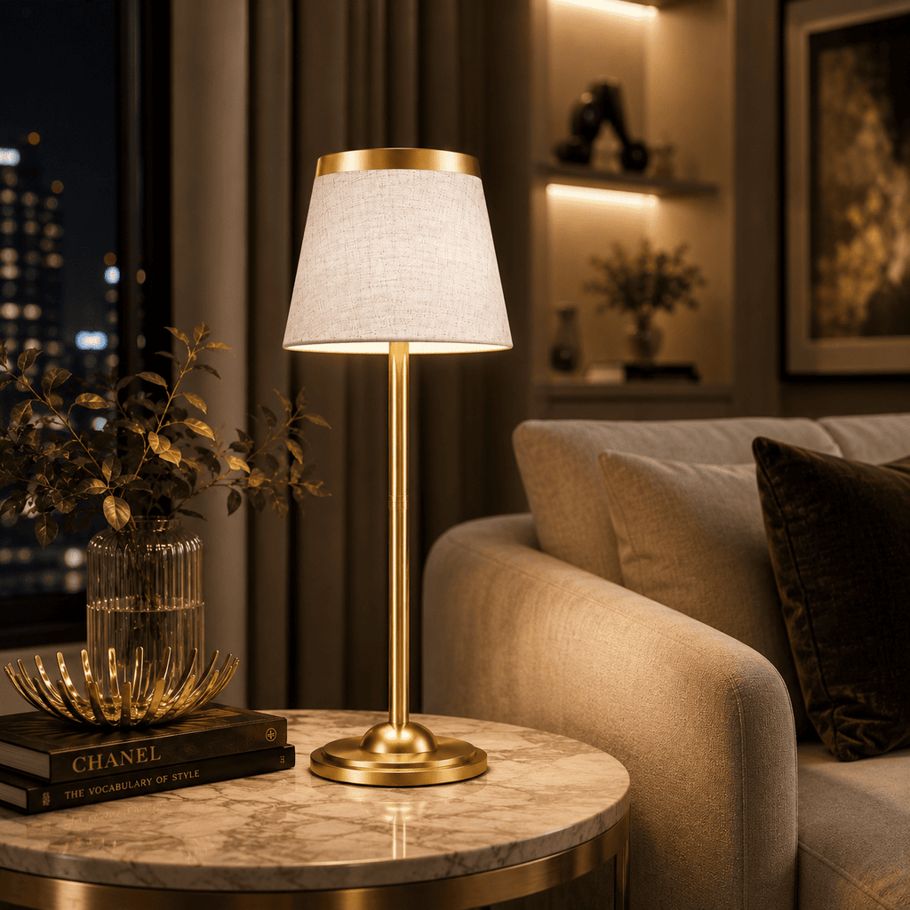 Portable Touch Dimmable Cordless Desk Lamp for Bedroom, Office & Home