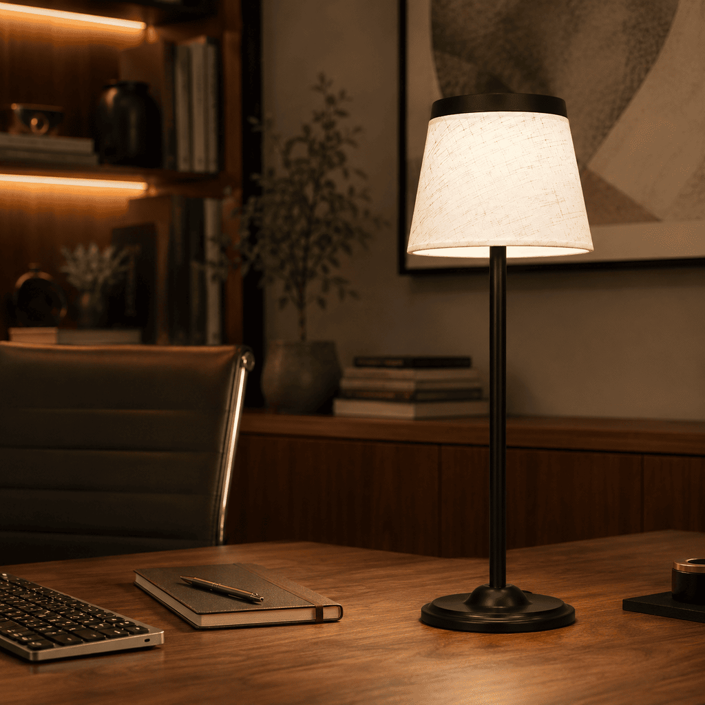 Portable Touch Dimmable Cordless Desk Lamp for Bedroom, Office & Home