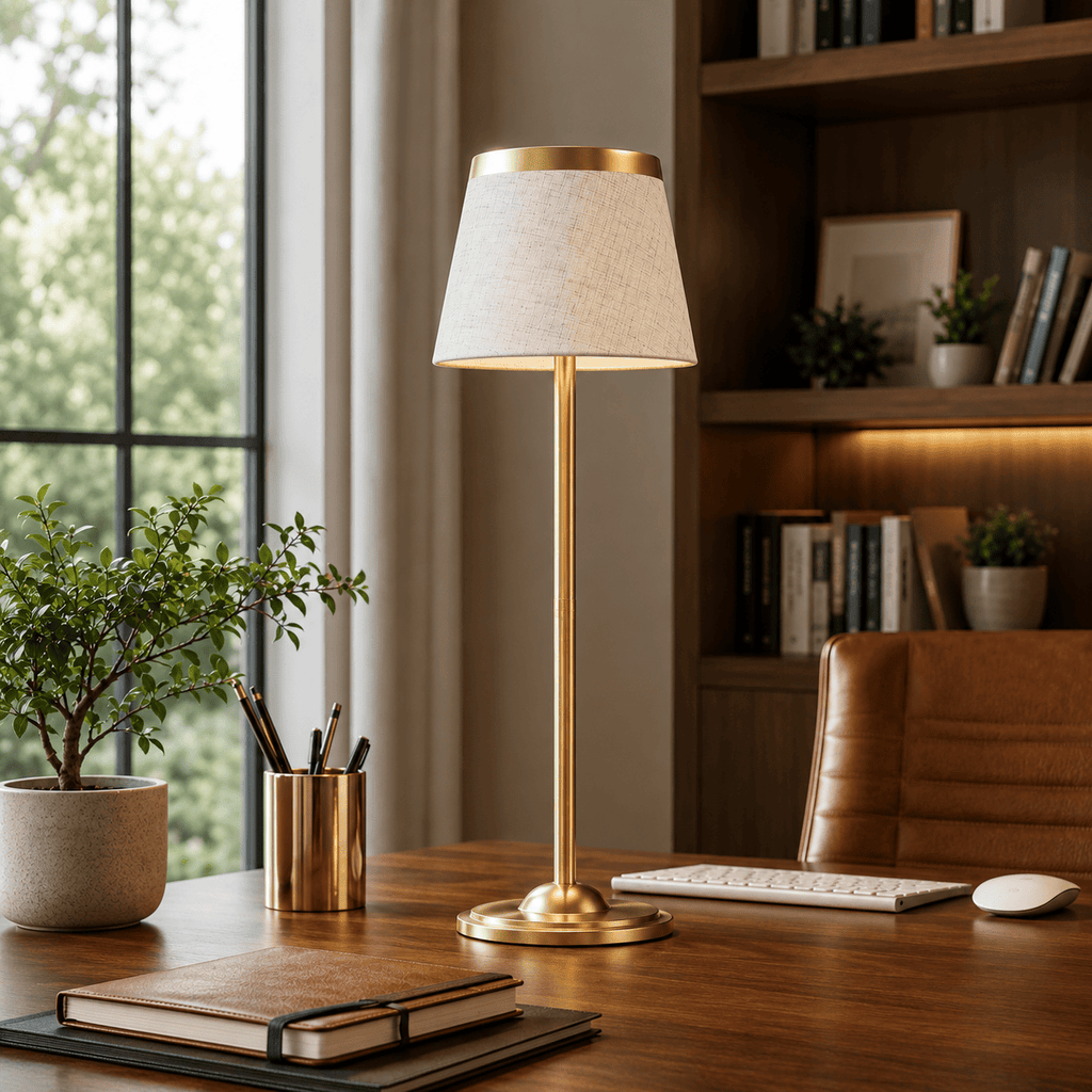 Portable Touch Dimmable Cordless Desk Lamp for Bedroom, Office & Home