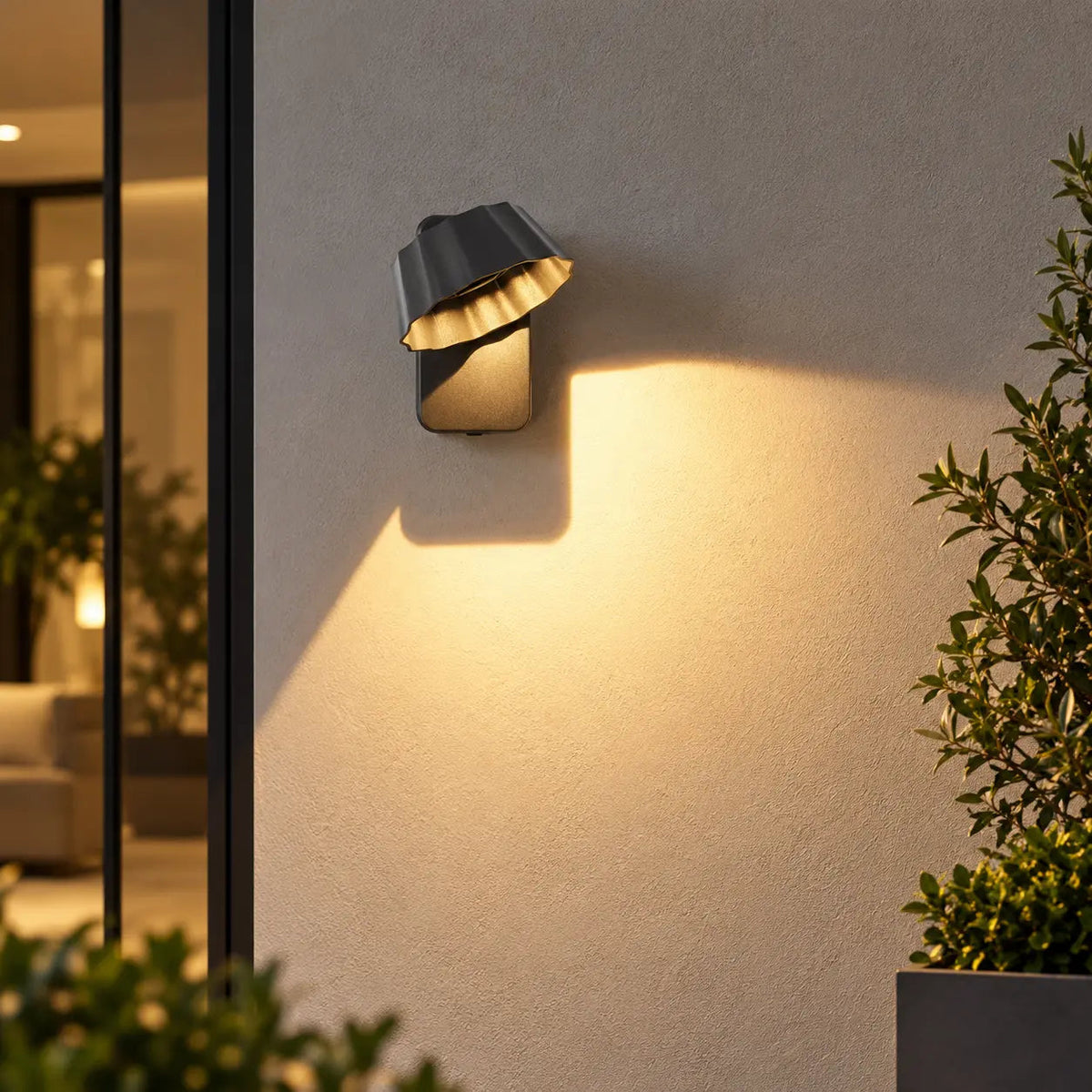 Rotatable Outdoor LED Wall Lamp - 10W Aluminum Waterproof Sconce, IP65 Exterior Light for Villa, Garden & Patio Velumoza