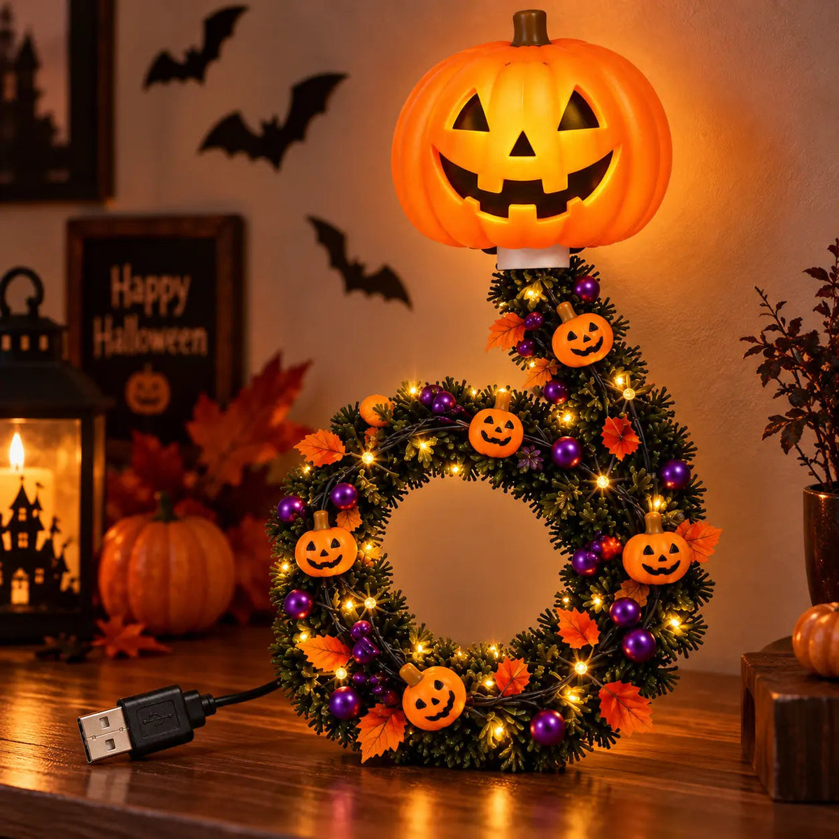 USB Ceiling Projection Holiday Lights – Christmas or Halloween Lens Set Velumoza