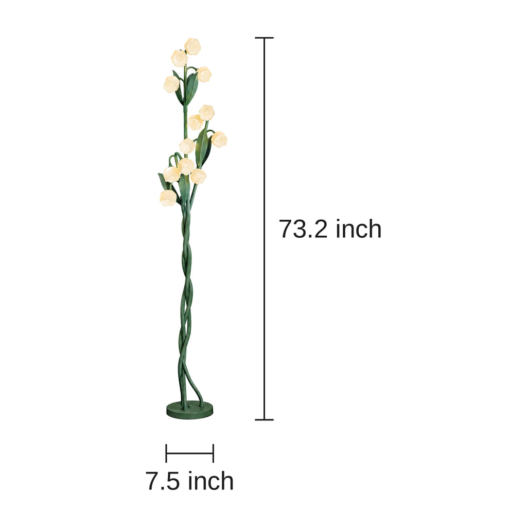 Lily of the Valley Floor Lamp dimensions