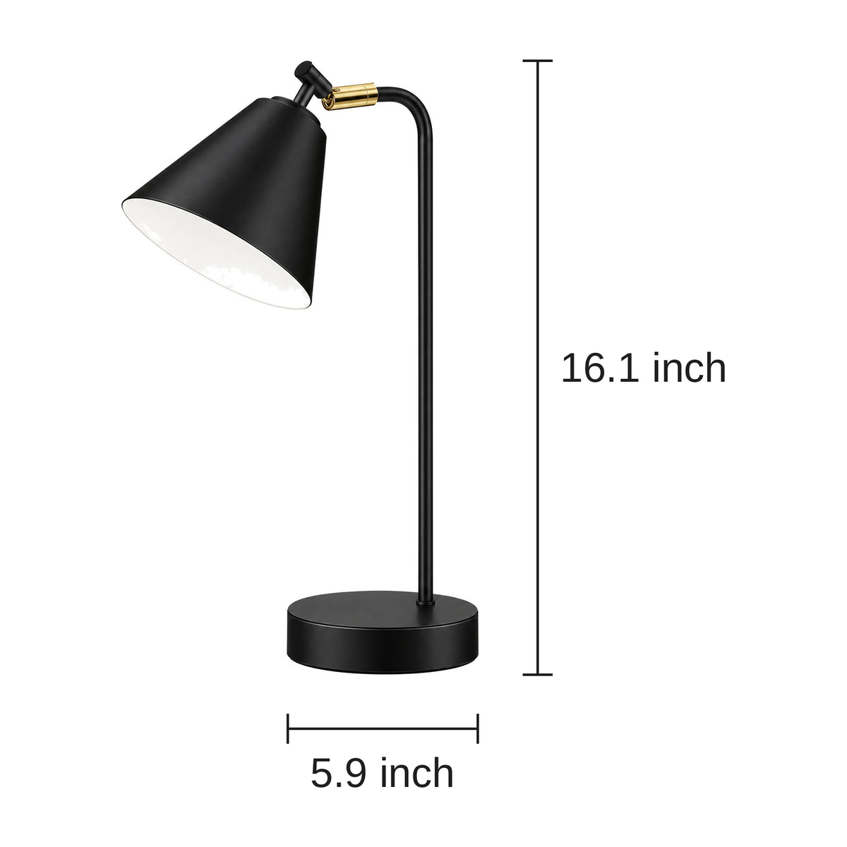 Touch Desk Lamp dimensions