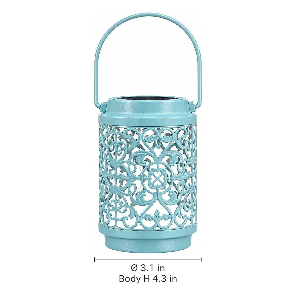 Solar Lantern with Handle - Dimensions
