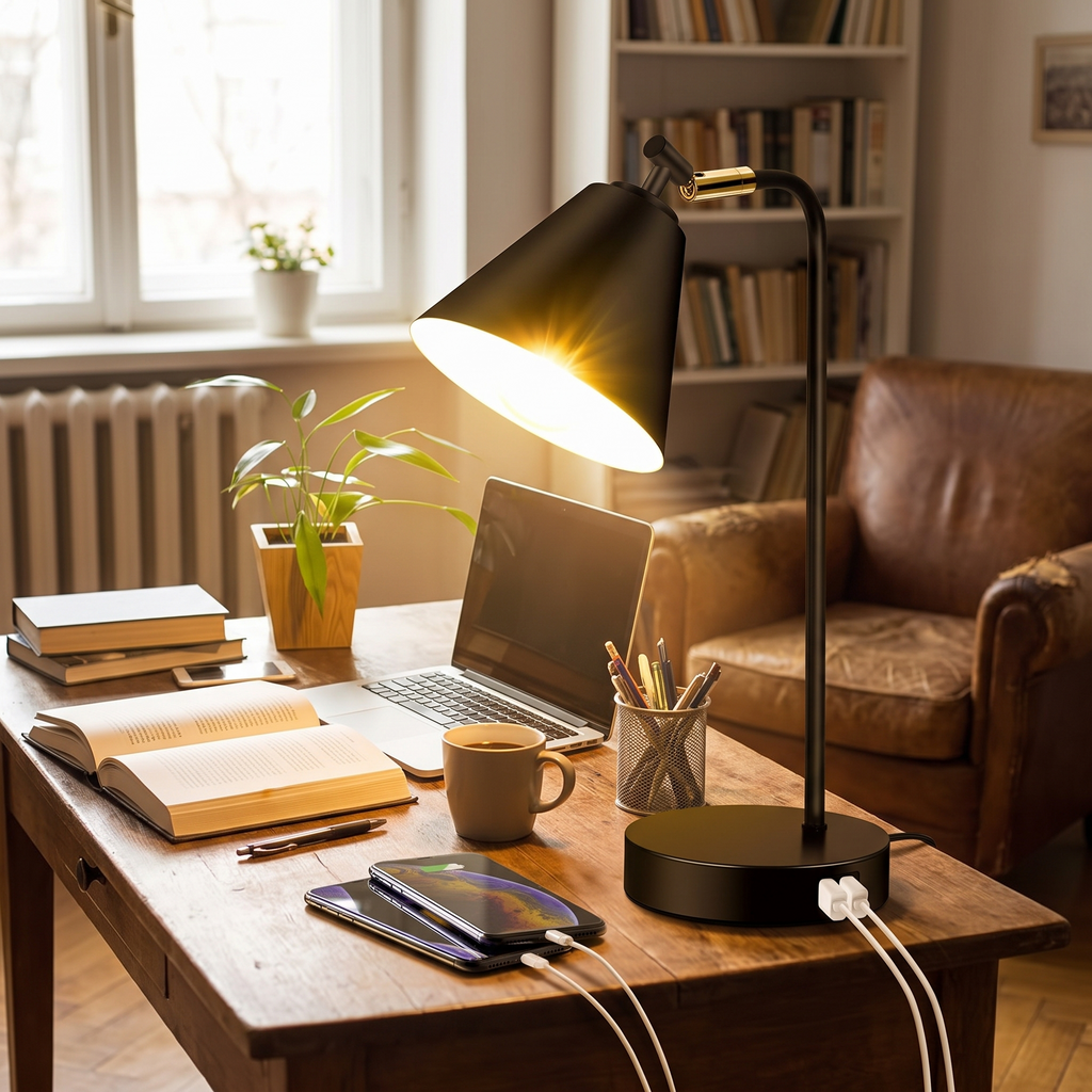 Adjustable Touch Desk Lamp - lifestyle
