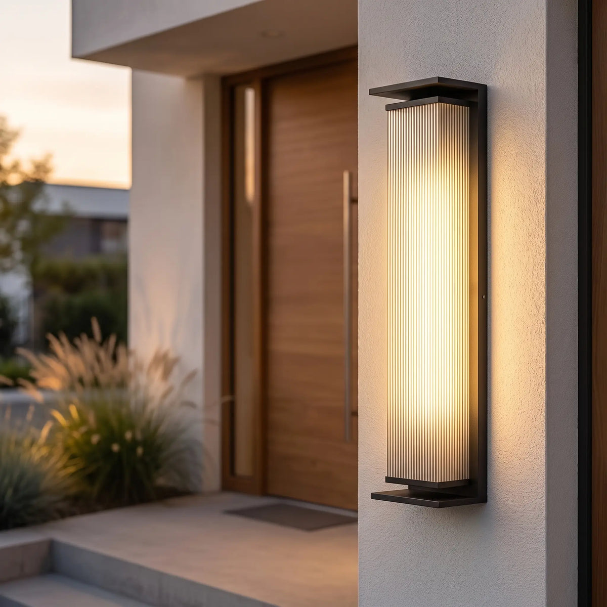 Modern Outdoor Wall Light - 50cm Medium