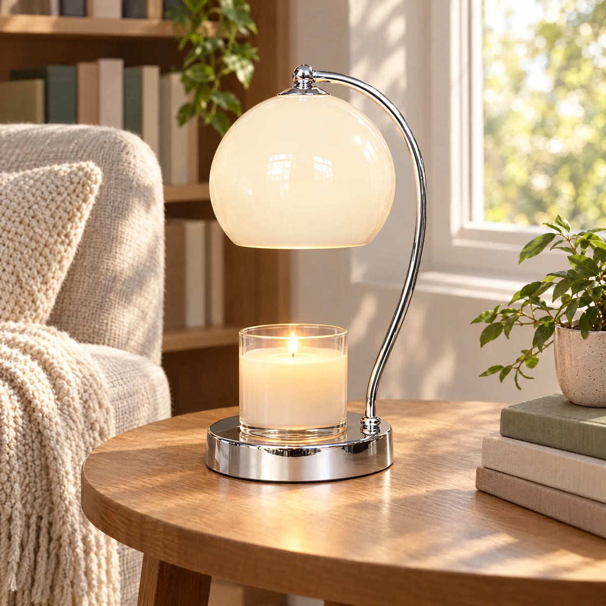 Dome Shade Candle Warmer Lamp