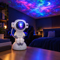 Astronaut Galaxy Projector Night Light with Bluetooth Speaker and Moon Base