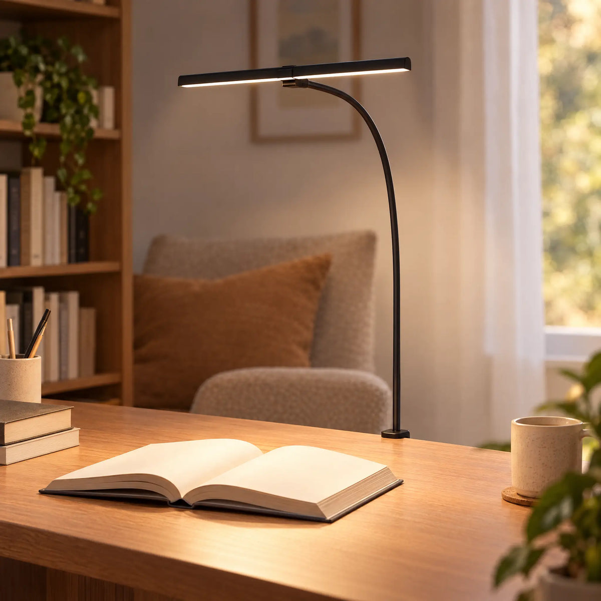 Clip-On Gooseneck LED Light Bar Lamp - 19.7 in Bar
