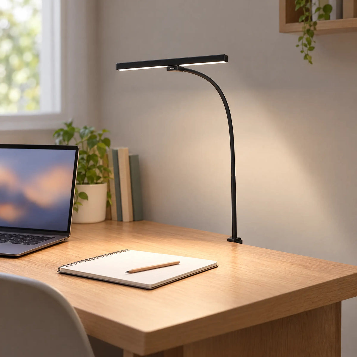 Clip-On Gooseneck LED Light Bar Lamp - 15.7 in Bar