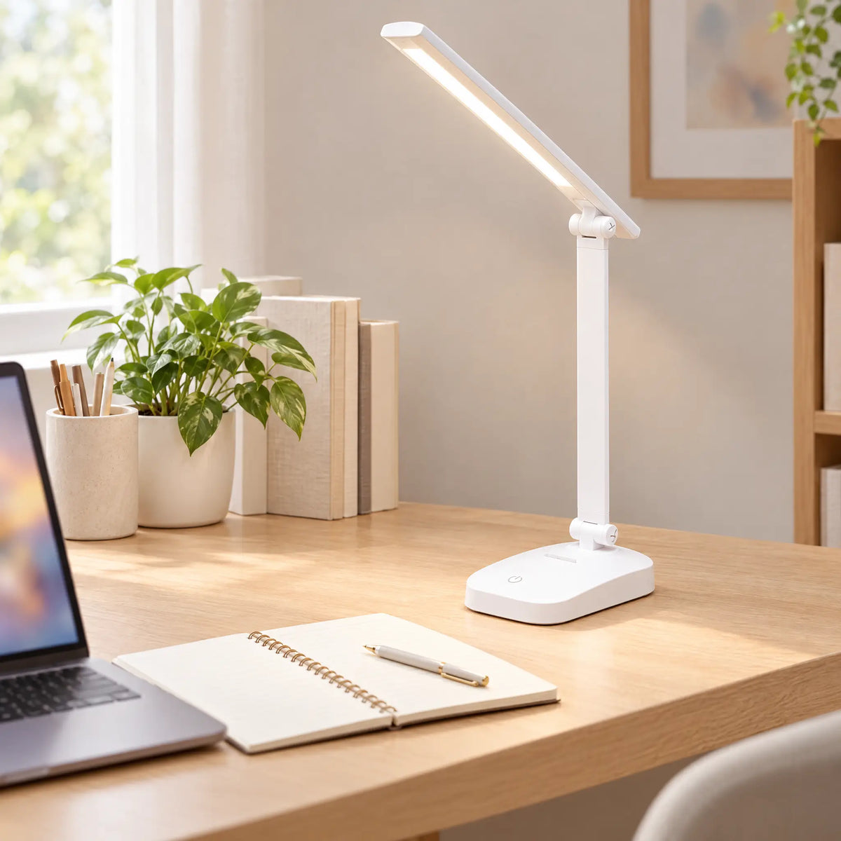 Foldable LED Table Lamp - White