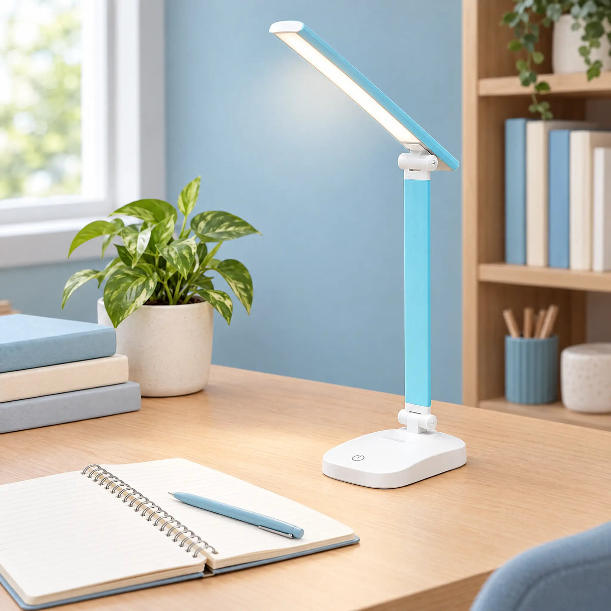 Foldable LED Table Lamp - Blue