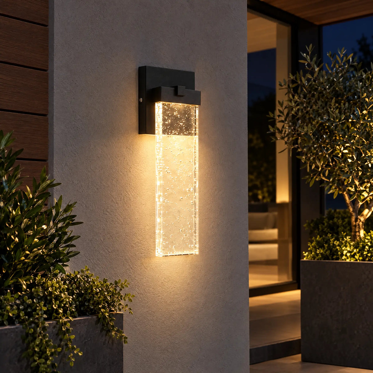 Crystal Outdoor Wall Lamp