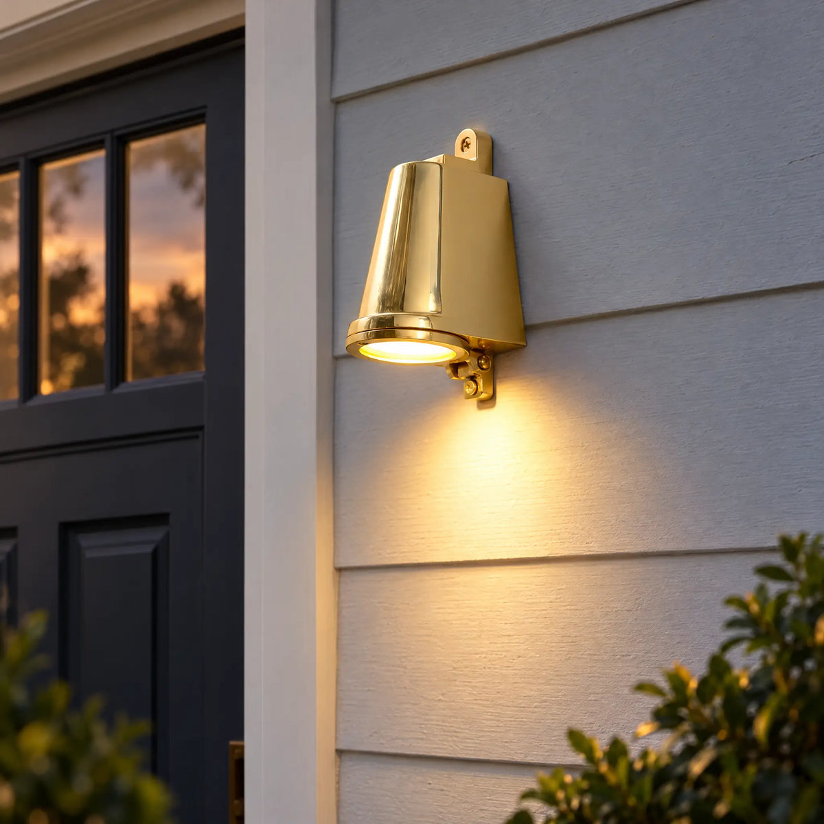 Brass Outdoor Wall Lamp