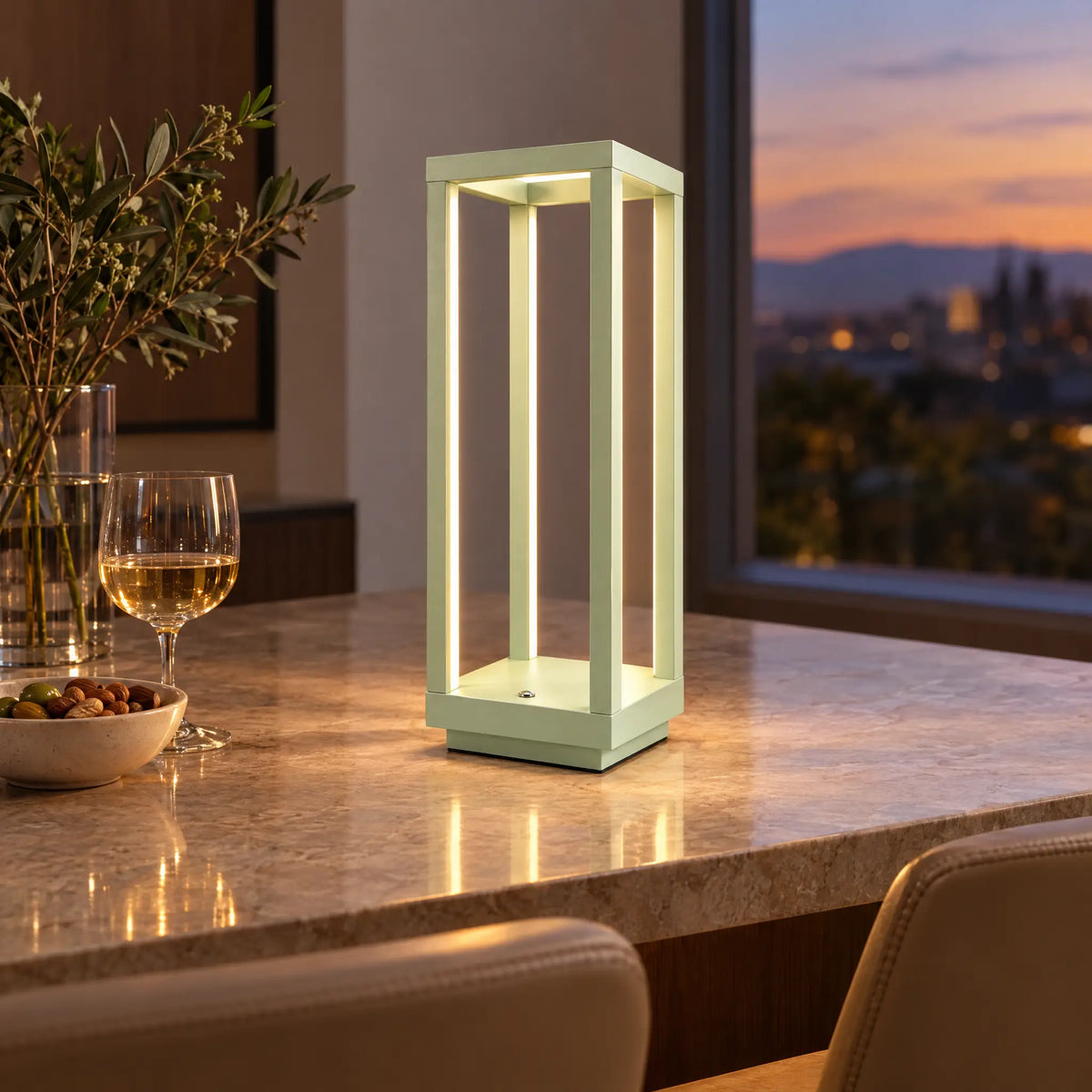 Cordless Table Lamp - Light green