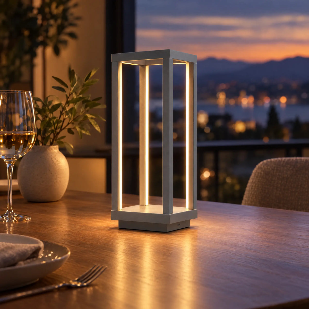 Cordless Table Lamp - Sand ash