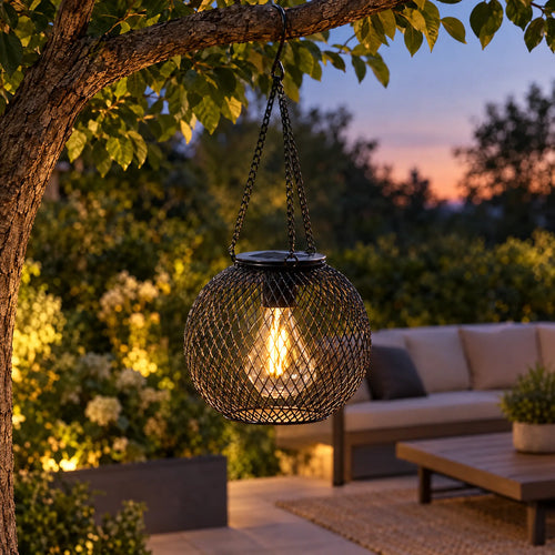 Solar Outdoor Hanging Lantern