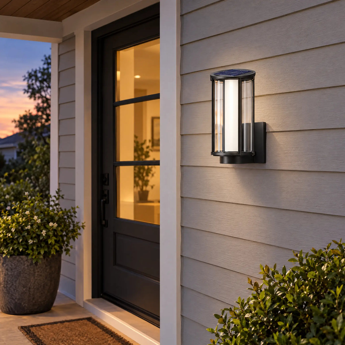 Exterior Wall Lights - Solar F model 1