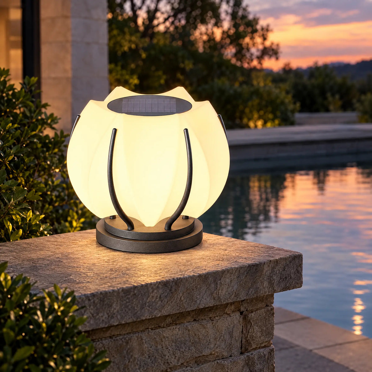 Lotus Outdoor Post Lights