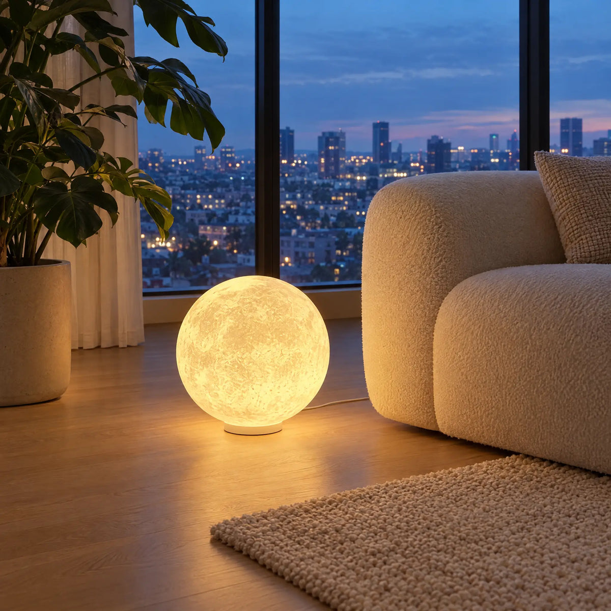 Moon Globe Floor Lamp