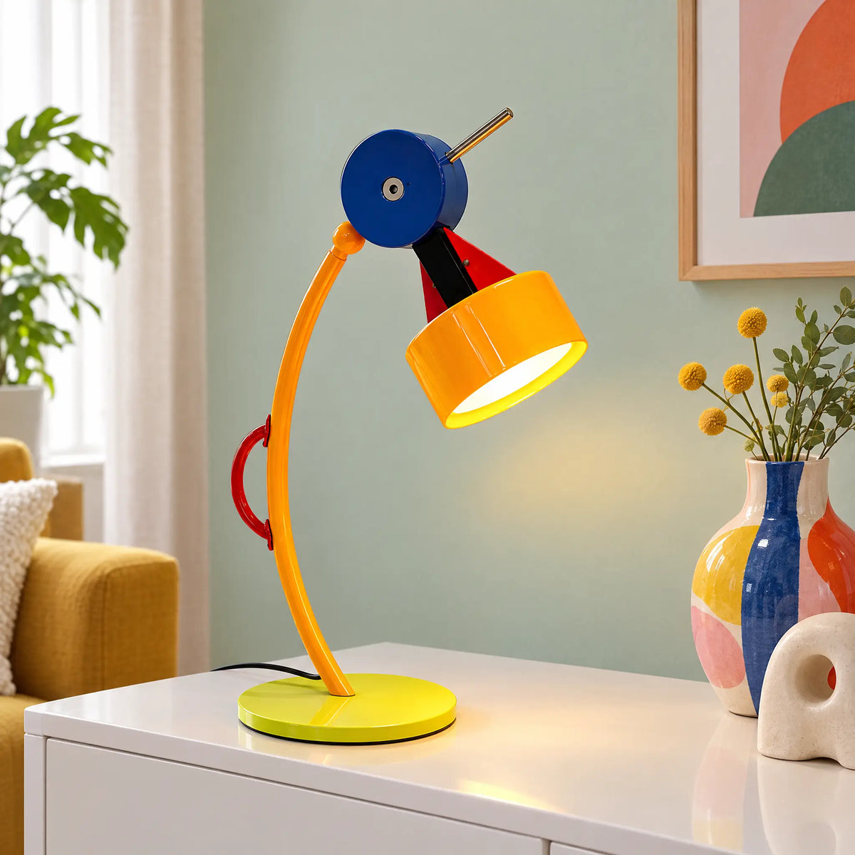 Memphis Cartoon Table Lamp
