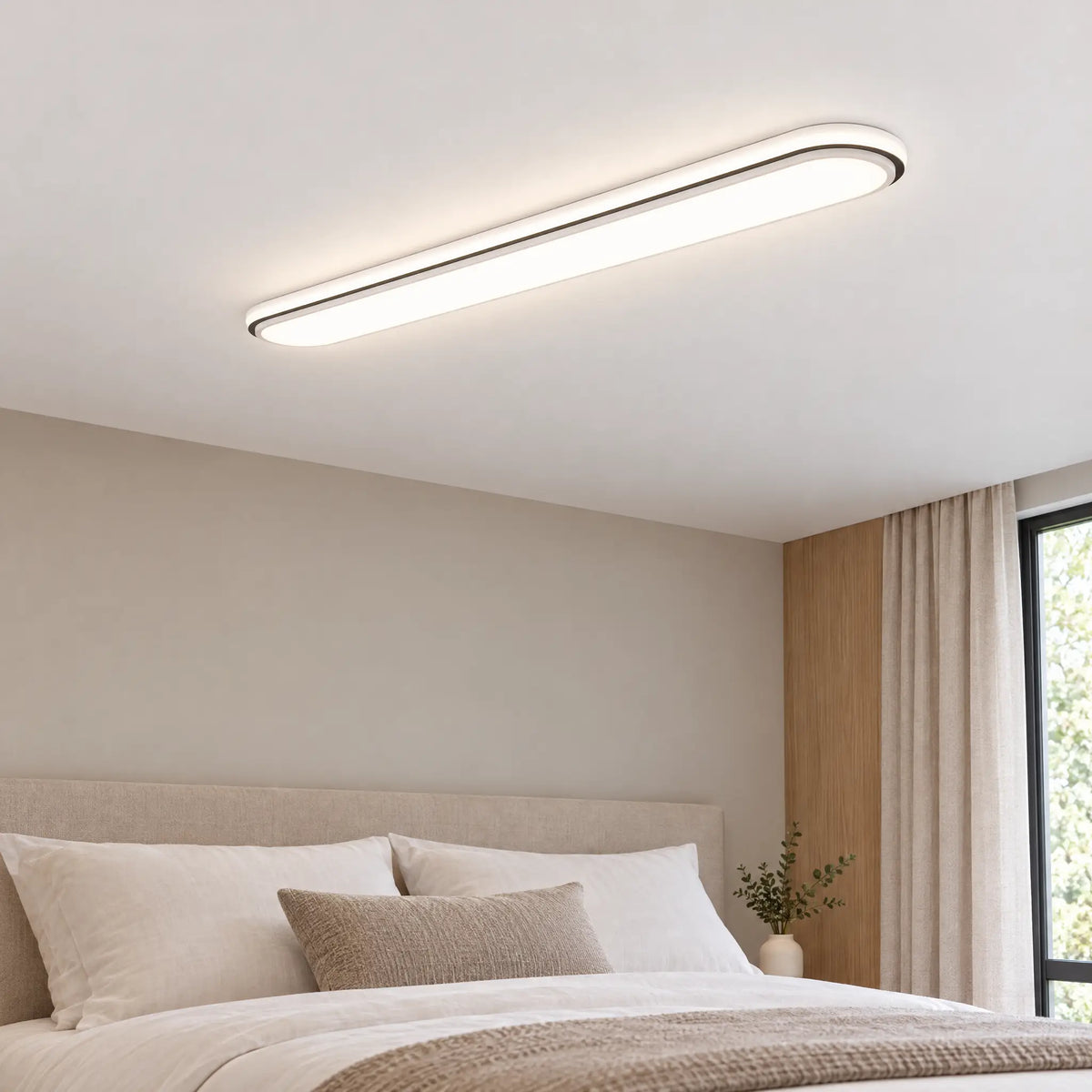 Linear Flush Mount Ceiling Light - 23.62 in