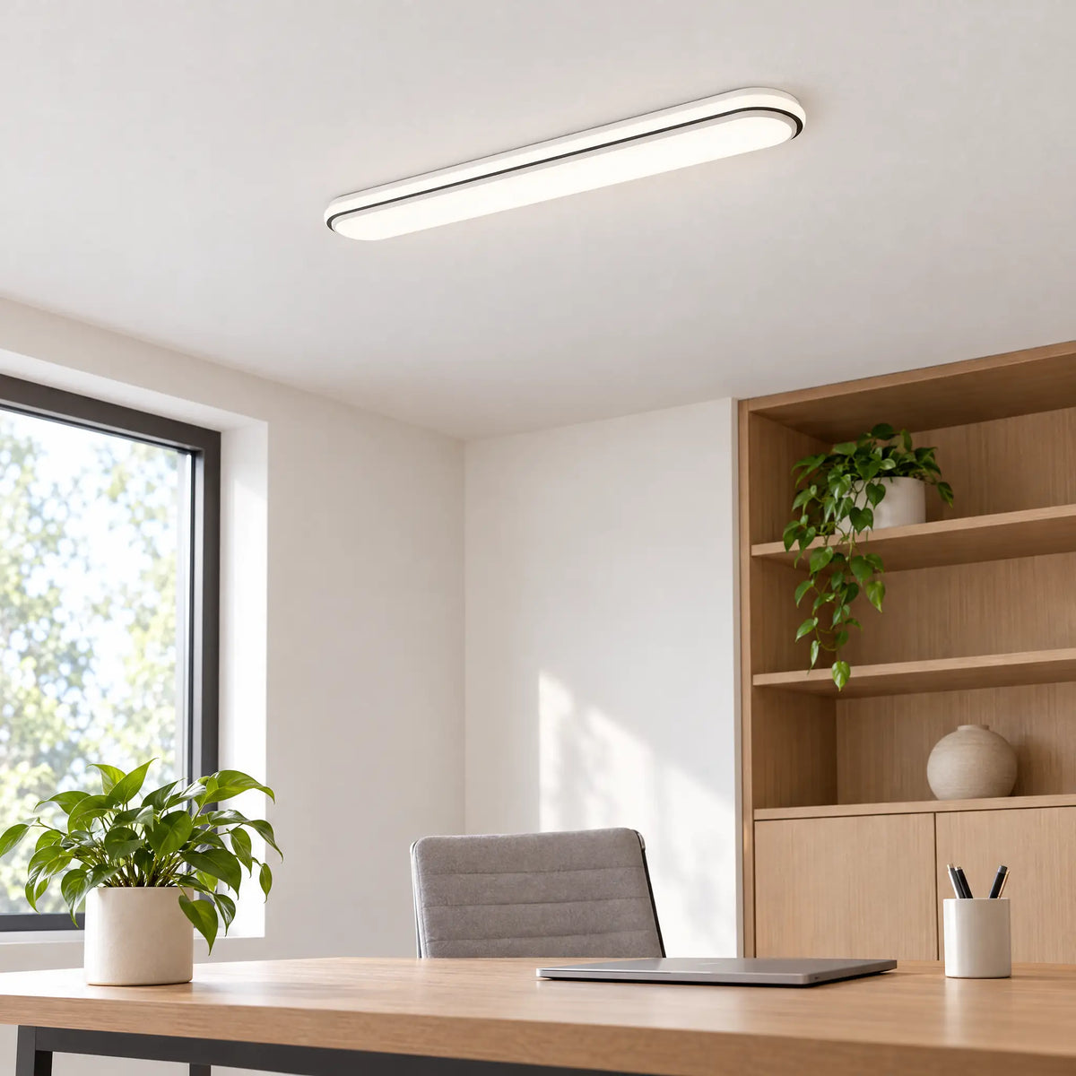 Linear Flush Mount Ceiling Light - 19.69 in