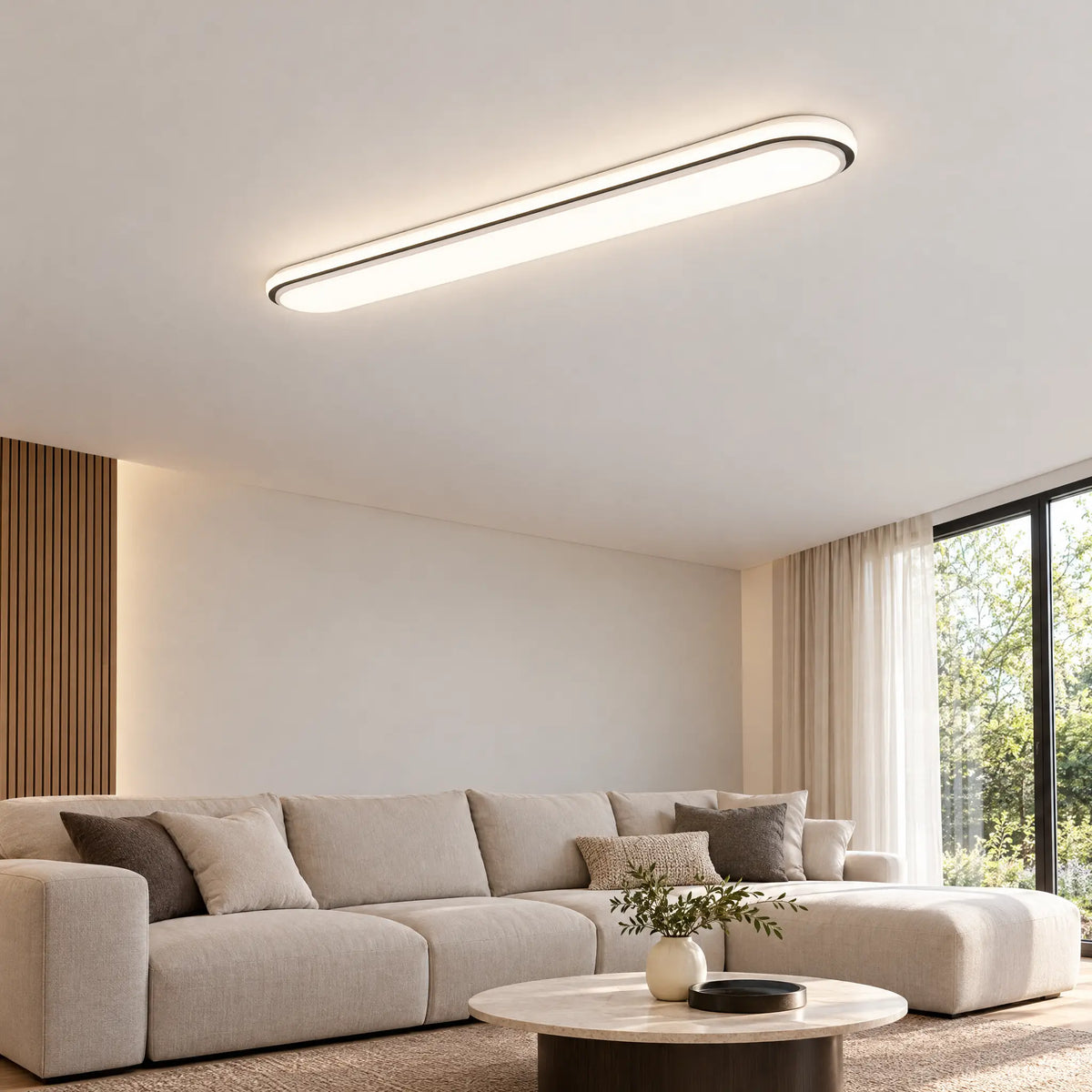 Linear Flush Mount Ceiling Light - 39.37 in