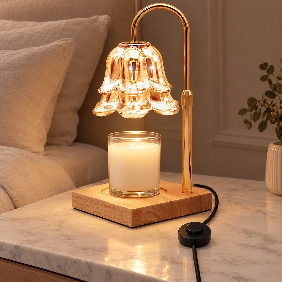 Candle Warmer Lamp A-9 Double-Layer Flower - Dimmer