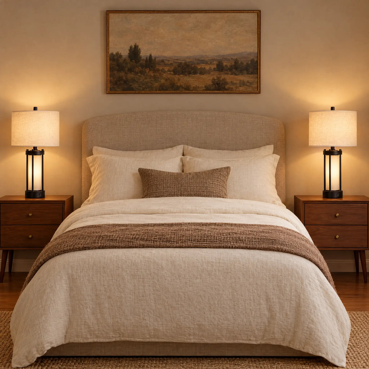 Retro Table Lamps Set of 2