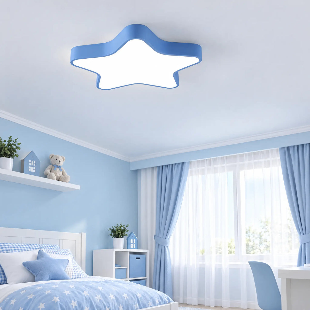 Star Ceiling Light - Blue