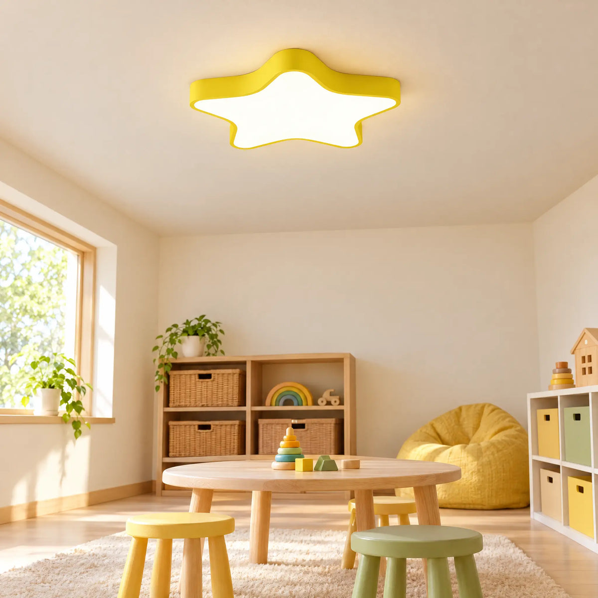 Star Ceiling Light - Yellow