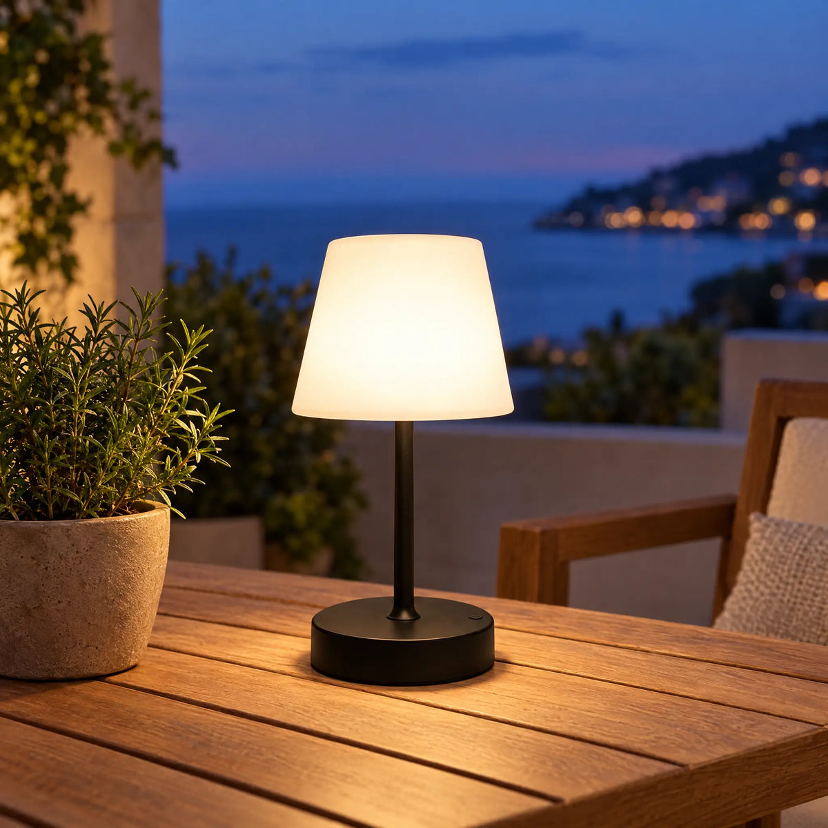 Cordless Table Lamp - Black
