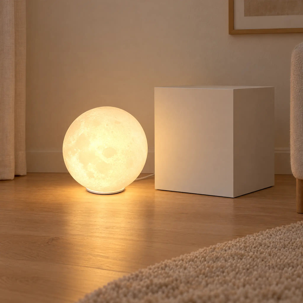 Moon Globe Floor Lamp - 12 in
