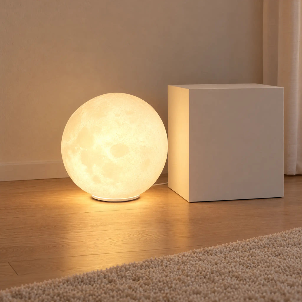 Moon Globe Floor Lamp - 16 in