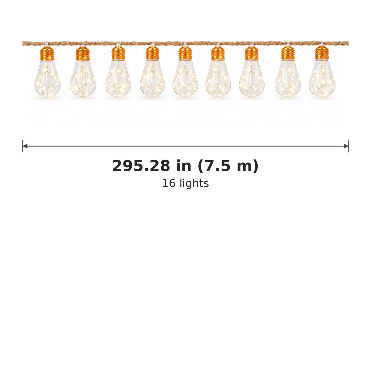 Product dimensions and size options