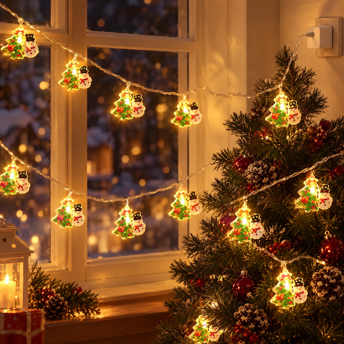 Christmas LED String Lights - Christmas Tree - USB