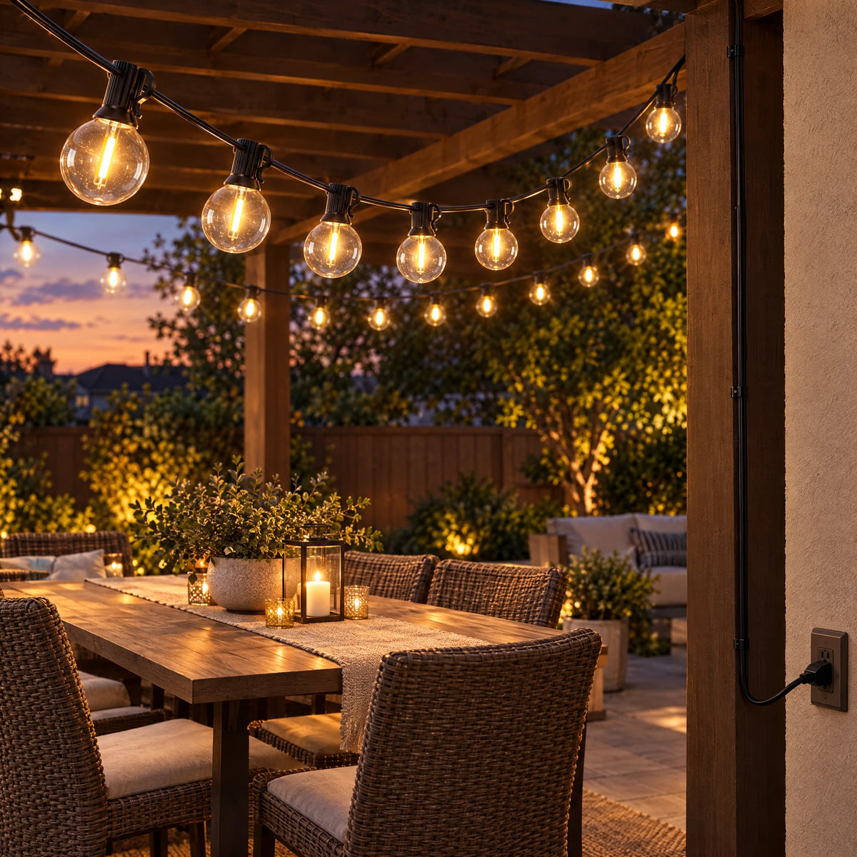 G40 Globe String Lights - US Plug
