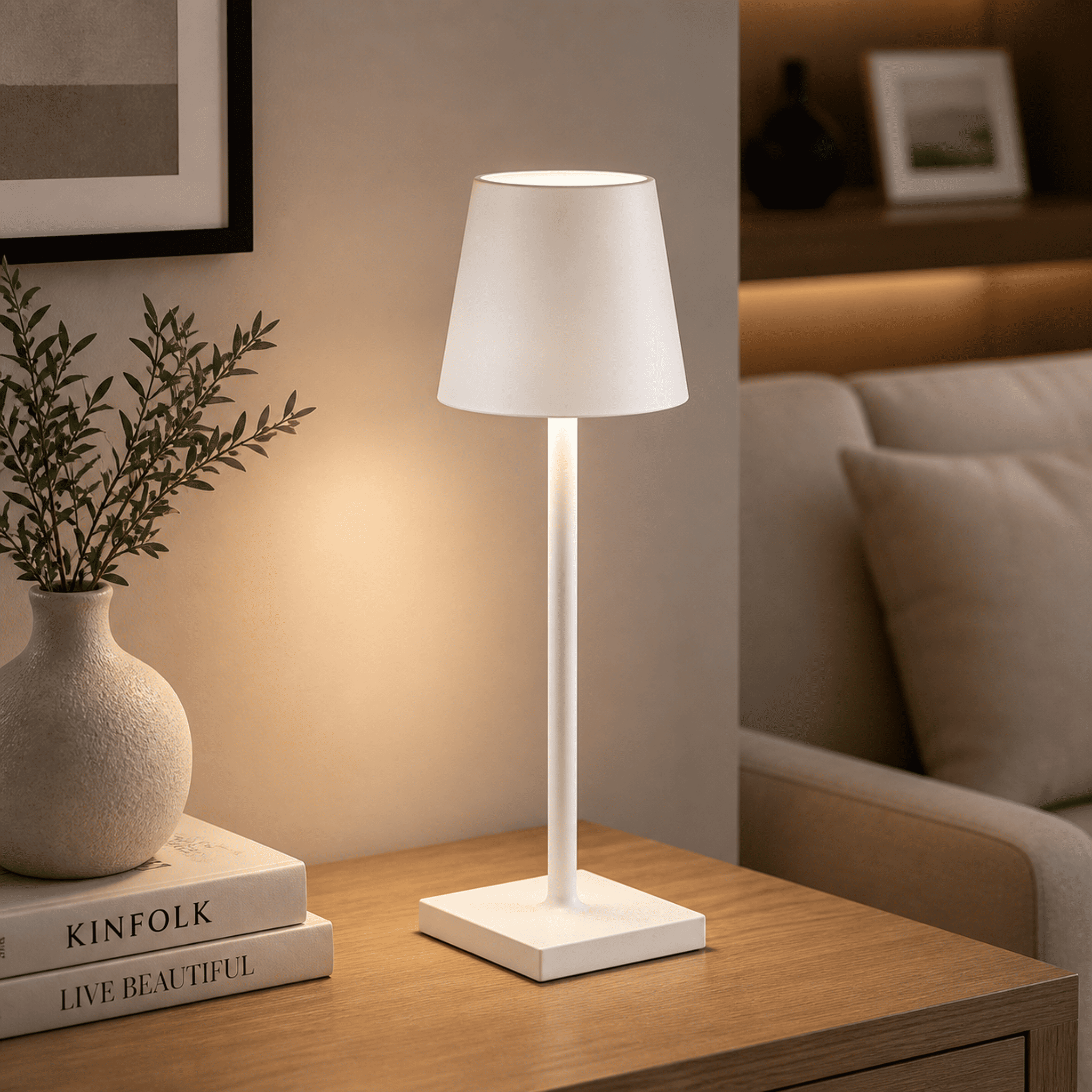 LED Touch Control Desk Lamp 3 Color Modes and USB Powered
